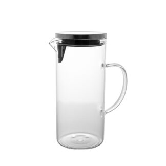 Jarra de Vidro Borosilicato com Tampa 1,3L