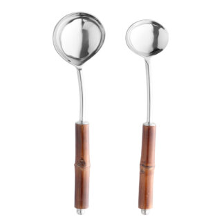 Conjunto 2 Conchas Bambu Natural